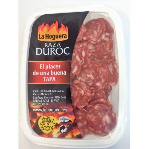 TAPA SALCHICHÓN EXTRA TIERRAS ALTAS DUROC 100 GRAMOS