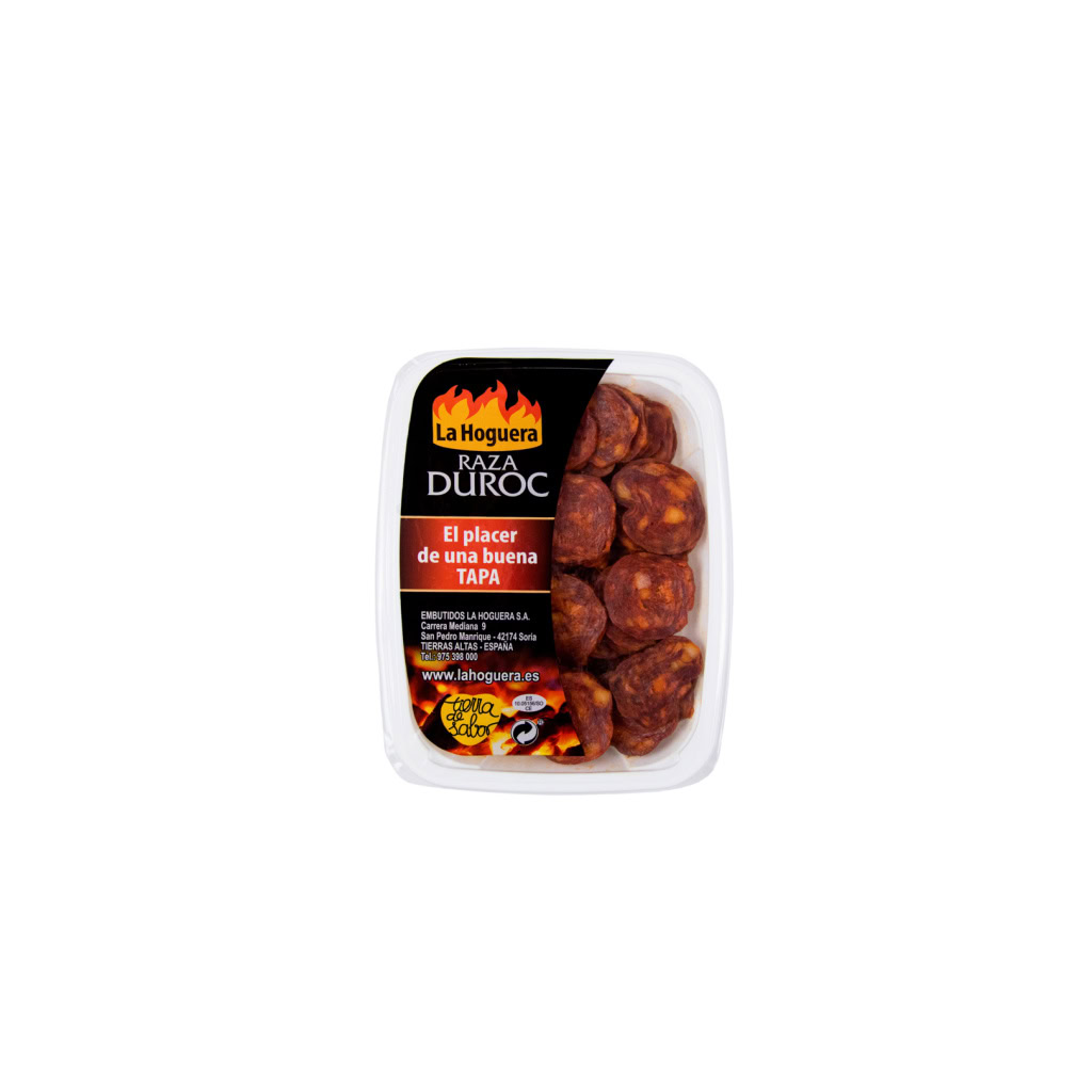 Tapa chorizo extra Tierras Altas raza Duroc 100gr