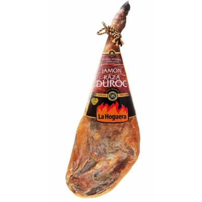 JAMÓN SERRANO GRAN RESERVA RAZA DUROC + JAMONERO REGALO