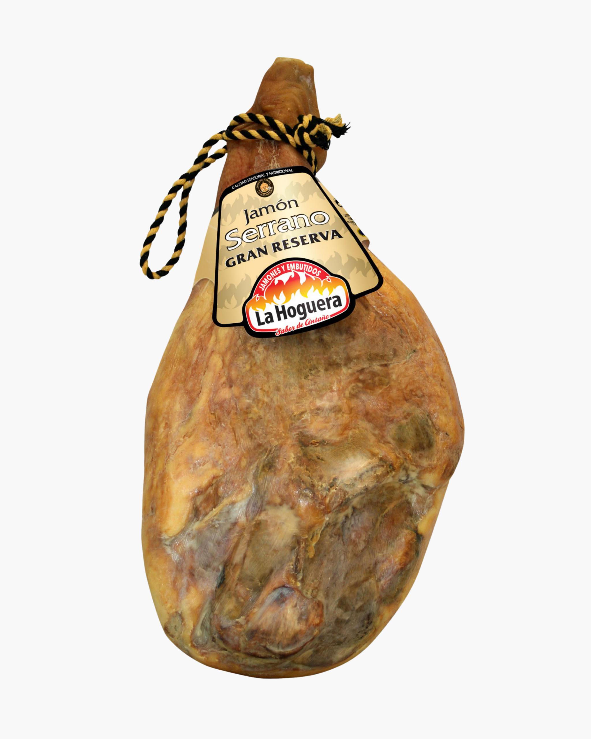 Jamón serrano Gran Reserva + jamonero de regalo